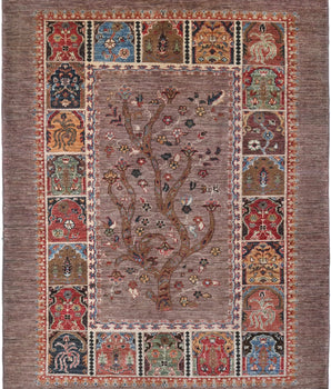 Floral No. 65412 Modern Carpets Handmade carpet