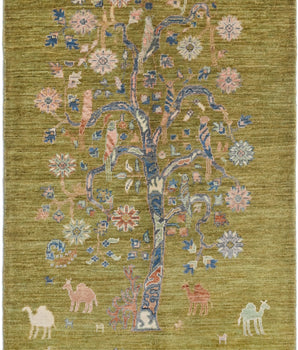 Floral No. 65431 Modern Carpets Handmade carpet