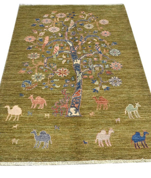 Floral No. 65431 Modern Carpets Handmade carpet