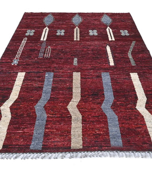 Moracco No. 65459 Modern Carpets Handmade carpet