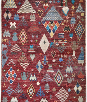 Moracco No. 65460 Modern Carpets Handmade carpet
