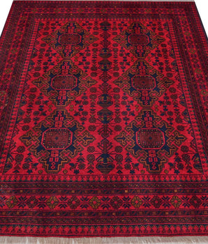 Afghan-Fine Handmade Carpet No. 65470