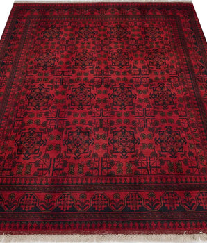 Afghan-Fine Handmade Carpet No. 65471