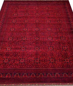 Afghan-Fine Handmade Carpet No. 65472