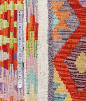 Kelim Chobi woven  carpet Handmade Carpet Nr. 65499