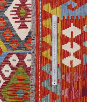 Kelim Chobi woven  carpet Handmade Carpet Nr. 65582