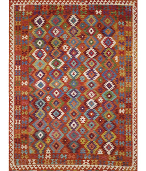 Kelim Chobi woven  carpet Handmade Carpet Nr. 65584
