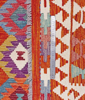 Kelim Chobi woven  carpet Handmade Carpet Nr. 65584