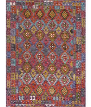 Kelim Chobi woven  carpet Handmade Carpet Nr. 65589