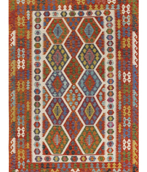 Kelim Chobi woven  carpet Handmade Carpet Nr. 65592