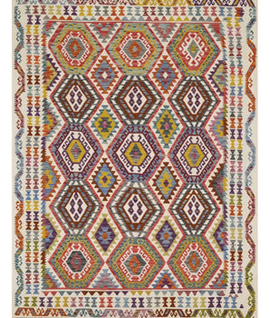 Kelim Chobi woven  carpet Handmade Carpet Nr. 65595