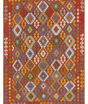 Kelim Chobi woven  carpet Handmade Carpet Nr. 65597