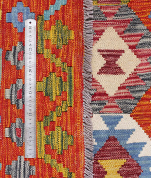 Kelim Chobi woven  carpet Handmade Carpet Nr. 65597