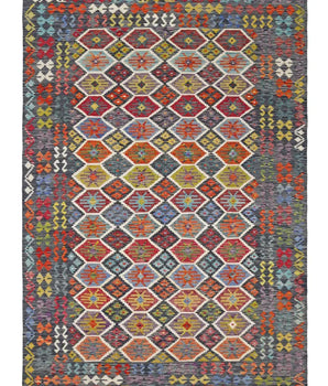 Kelim Chobi woven  carpet Handmade Carpet Nr. 65602