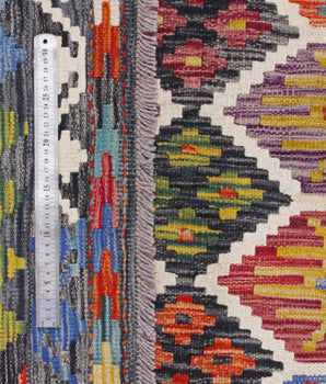 Kelim Chobi woven  carpet Handmade Carpet Nr. 65602