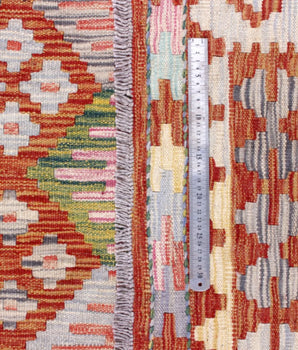 Kelim Chobi woven  carpet Handmade Carpet Nr. 65612