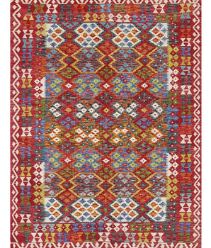 Kelim Chobi woven  carpet Handmade Carpet Nr. 65617