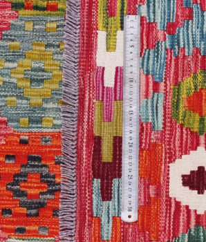 Kelim Chobi woven  carpet Handmade Carpet Nr. 65621