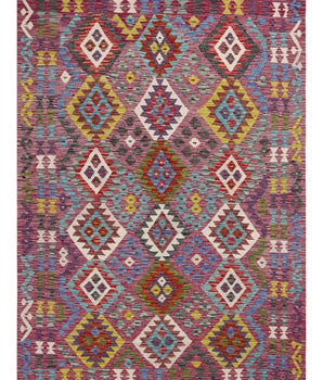 Kelim Chobi woven  carpet Handmade Carpet Nr. 65623