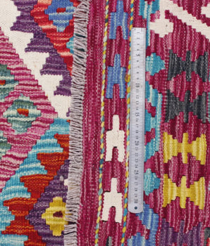 Kelim Chobi woven  carpet Handmade Carpet Nr. 65623