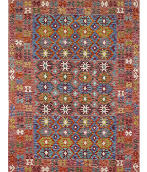 Kelim Chobi woven  carpet Handmade Carpet Nr. 65624