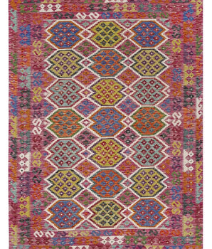 Kelim Chobi woven  carpet Handmade Carpet Nr. 65625