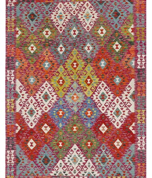 Kelim Chobi woven  carpet Handmade Carpet Nr. 65629
