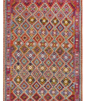 Kelim Chobi woven  carpet Handmade Carpet Nr. 65630
