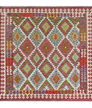 Kelim Chobi woven  carpet Handmade Carpet Nr. 65632