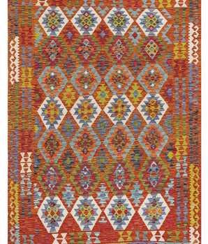 Kelim Chobi woven  carpet Handmade Carpet Nr. 65633