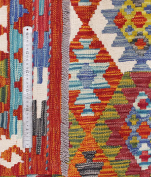 Kelim Chobi woven  carpet Handmade Carpet Nr. 65633