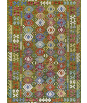 Kelim Chobi woven  carpet Handmade Carpet Nr. 65640