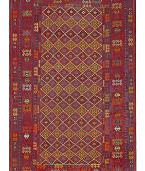 Kelim Chobi woven  carpet Handmade Carpet Nr. 65684