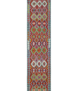 Kelim Chobi woven  carpet Handmade Carpet Nr. 65687